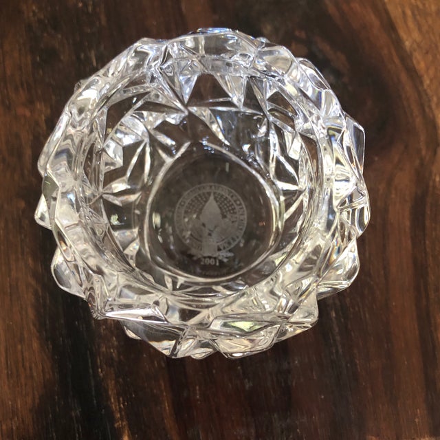 Tiffany & Co. 2001 Presidential Inaugural Crystal Votive Candle Holder