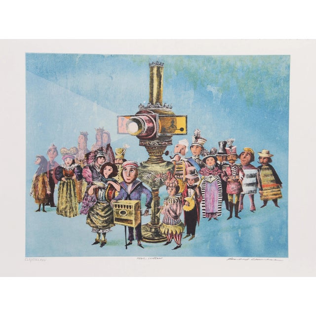 Francis Atlee Caldwell, Magic Lantern, Lithograph For Sale