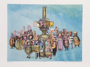 Francis Atlee Caldwell, Magic Lantern, Lithograph