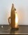 Opaline Grass & Wood Dolphin Lamp by Aldo Tura for Macabo, Italy, 1950s For Sale - Image 3 of 15
