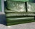 Postmodern Postmodern Patinated Green Buffalo Leather Sofa by Roche Bobois For Sale - Image 3 of 10