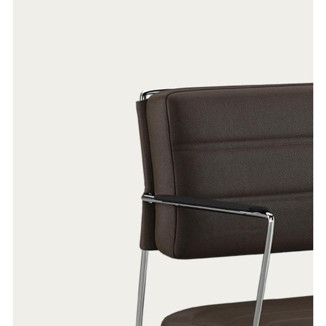 Time Chair Frame in Chrome Upholstery by Henrik Tengler For Sale - Image 10 of 13