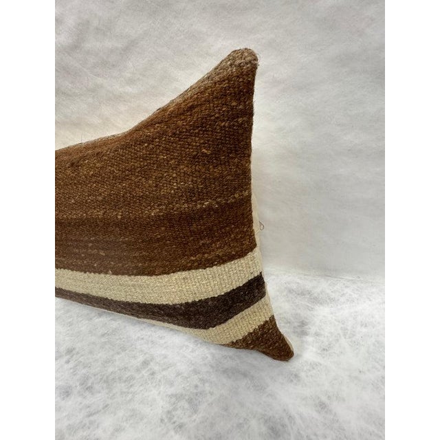Turkish Hemp Pillow Cushion Natural Beige Brown Pillow Cushion Cover 16" x 24" #30130 Enhance your home decor with our...