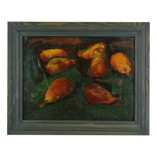Aleksandr Rodin, Still Life with Pears, 1990s, Oil, Framed For Sale