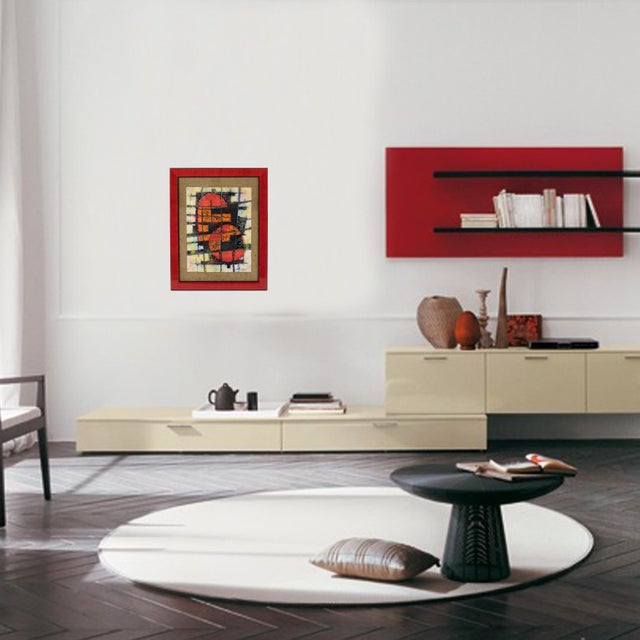 Brutalist Abstract Enamel Mounted Wall Panel Plaque Artwork, circa 1960 For Sale - Image 14 of 15