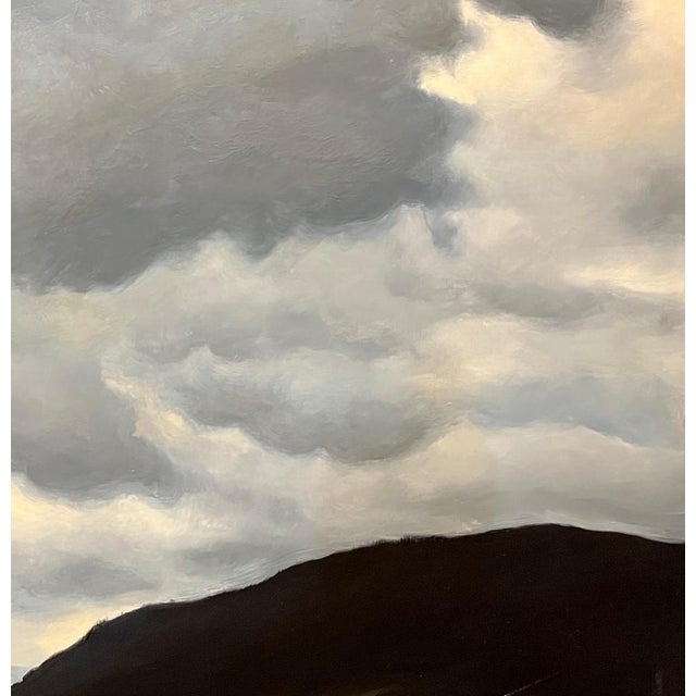 Claude Sauthier, Mountains of Fovez, 1970s, Oil on Wood For Sale - Image 4 of 12