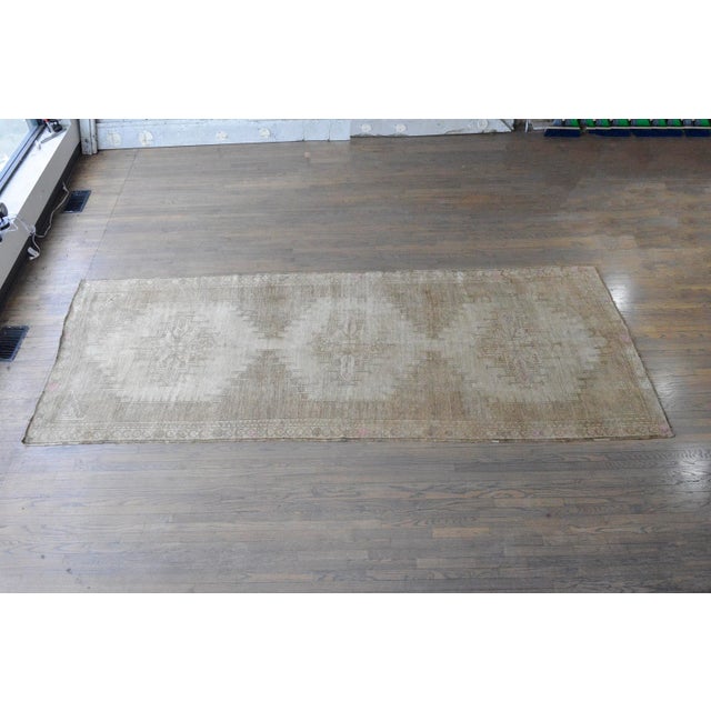 Mid 20th Century Turkish Oushak Runner For Sale - Image 11 of 12