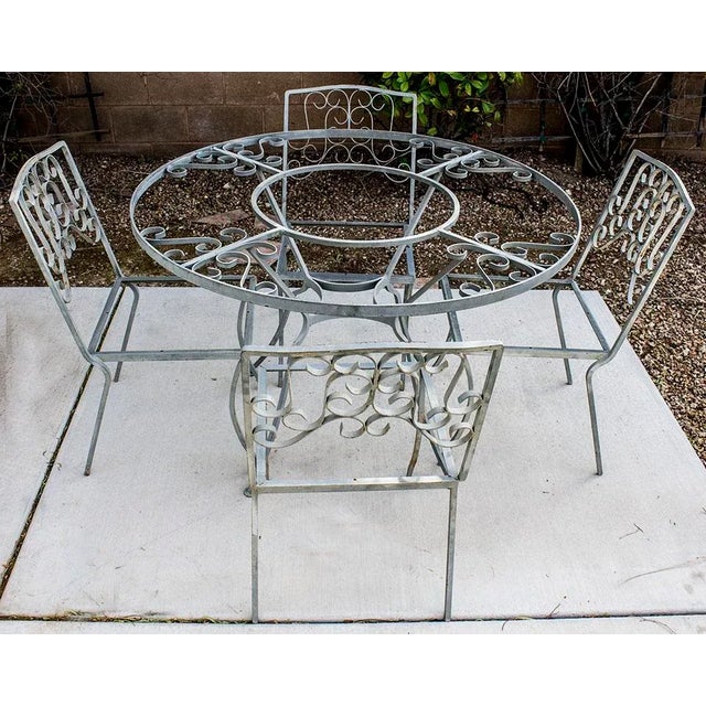 Vintage patio set from a large Las Vegas estate where it was found outside and had been sitting in the sun for more than...
