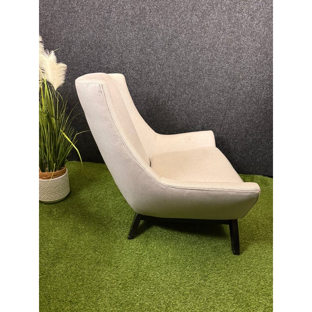 Authentic Precedent "Jasper" High-Back Accent Chair For Sale - Image 4 of 5
