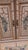 Wood Late 20th Century Jasper Furniture Company Handpainted Standing Jewelry Cabinet With Crackle Finish For Sale - Image 7 of 8