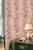 Not Yet Made - Made To Order Mahjong Floral Stripe Grasscloth Wallpaper by House Party | Coral Crack | 6 Yards For Sale - Image 5 of 10