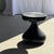 Black Vintage Stool in Mango Wood, 1980s For Sale - Image 8 of 11