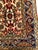 Persian Vintage Persian Qum Square Accent Rug, Hand-Knotted Wool, Allover Geometric Pattern, 2x2, Ivory & Navy For Sale - Image 3 of 7