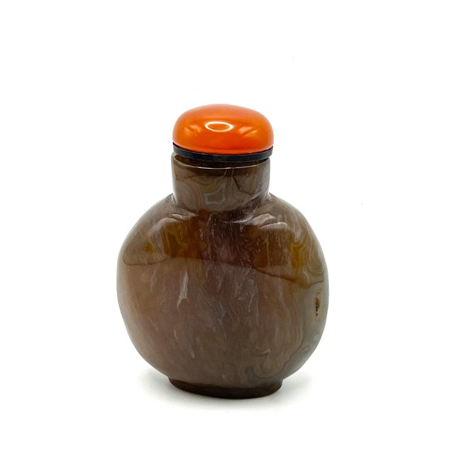 Marmalade Agate Snuff Bottle For Sale - Image 4 of 11