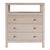 Spritely Home Accent Furniture Nora 27 in. W Rectangular Wood 3 Drawer Tall Nightstand with Open Shelf on Top, Antique Taupe For Sale - Image 4 of 8