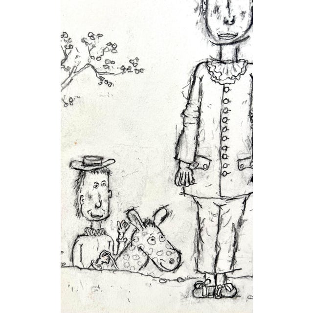 White William Anthony, William Anthony 1982 American Subversive Satirical Caricature Drawing "Gilles", 1982 For Sale - Image 8 of 9