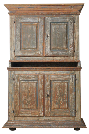 Antique Swedish Baroque Cabinet