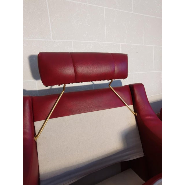 Textile Vintage Relaxing Lounge Chairs, 1950s, Set of 2 For Sale - Image 7 of 11