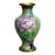 Antique Chinese Cloisonne Enameled Vase With Peonies 20thC For Sale