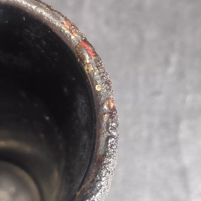 Ceramic Scheurich Ceramic Vase 301-15 with Fat Lava Glaze, 1970s For Sale - Image 7 of 8