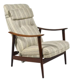 Arnt Lande "Combi Star" Reclining Lounge Chair by Stokke Mobler