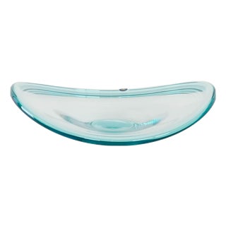 Danish Crystal Platter from Royal Copenhagen, 1960s For Sale