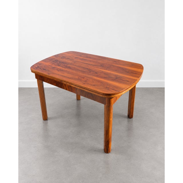 1930s Art Deco Extendable Dining Table from Ruscheweyh, 1930s For Sale - Image 5 of 8