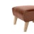 Mogens Lassen Set of Brown Leather and Natural Oak My Own Chair Footstools by Lassen For Sale - Image 4 of 6