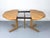Round Oak Dining Table with Extensions, 1970s For Sale - Image 6 of 18