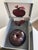 Figurative Lalique Crystal Pomme Rouge Red Apple Perfume Bottle For Sale - Image 3 of 8