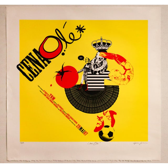 Date: 2007 Size: 24 x 24 in About these posters: Poster created for show Cena Olé at Théâtre du Nouveau Monde in May 2007,...