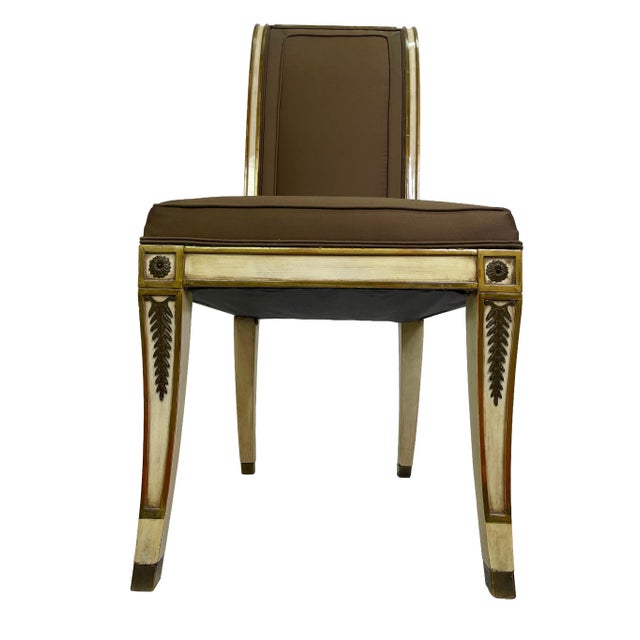 Mid-20th Century Directoire-Style Dining Chairs, Set of 6 For Sale - Image 11 of 16