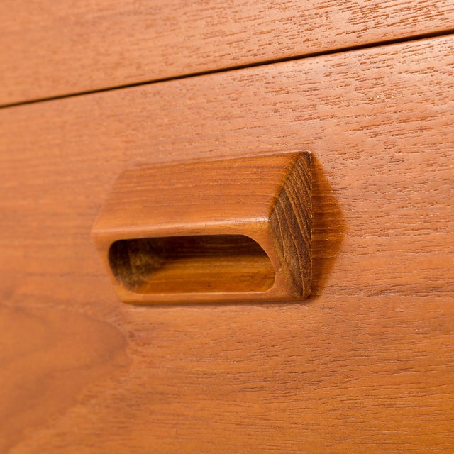 Brown Chest of Drawers by Børge Mogensen for Søborg Møbelfabrik, 1960s For Sale - Image 8 of 11