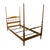 ETHAN ALLEN Heirloom Nutmeg Maple Colonial Early American Style Twin Size Four Poster Bed 10-5631 66.5" High 42" Wide...