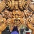 Brown Large 19th Century Mirror in Carved Wood, Italy For Sale - Image 8 of 18