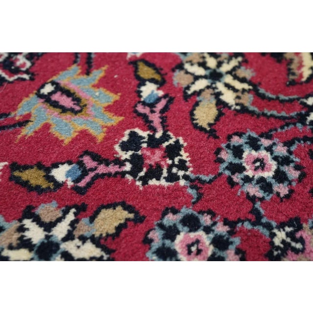 Indian Kashan Rug 3'0" X 4'7'' For Sale - Image 10 of 12