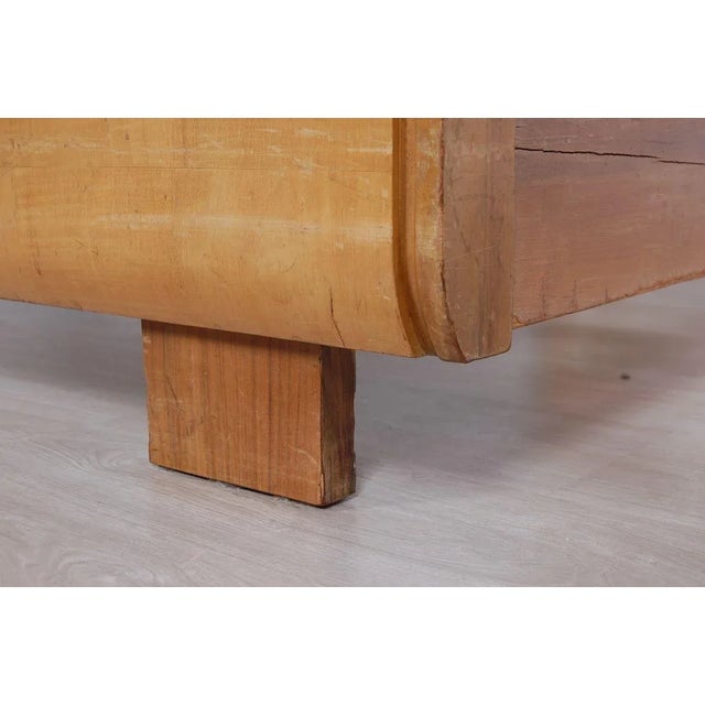 Art Deco Burl Single Bed Frame, 1930s For Sale - Image 9 of 15