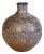 Handmade Brown Speckled Glazed Ceramic Vase from Römhild, Thuringia, GDR / Germany, 1970s For Sale