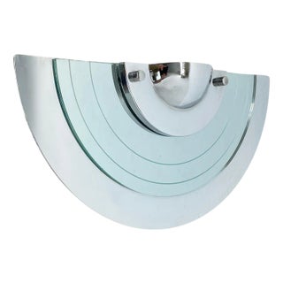 Postmodern Mirror Glass Wall Light from Hustadt Leuchten, 1980s For Sale