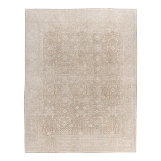 Vintage Tabriz Rug 9'9 X 12'5 For Sale