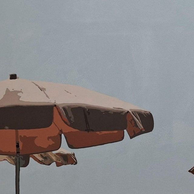 Joanna Woyda, The Beach: Umbrellas, 2025, Acrylic on Canvas For Sale - Image 4 of 5