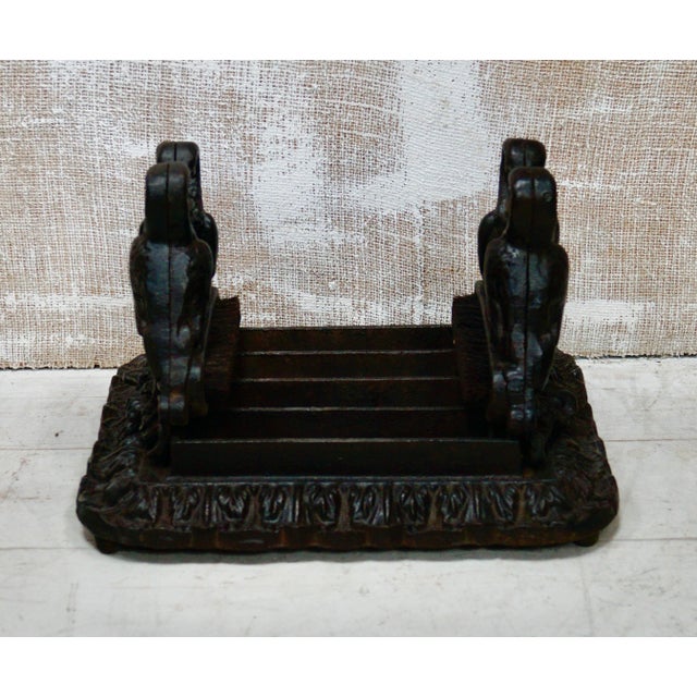Late 19th Century Victorian Cast Iron Boot Scraper, 1880 For Sale - Image 5 of 10