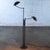 Holtkoetter Late 20th Century Postmodern Floor Lamp Model 2505 by Holtkotter Leuchten Twin Arm Black Metal For Sale - Image 4 of 18