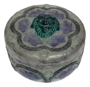 Antique French Pate De Verre Box by Gabriel Argy-Rousseau C.1920