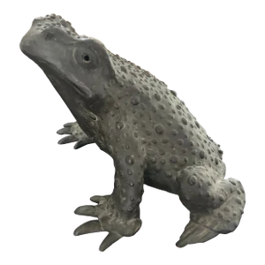 Antique Japanese Bronze Toad Sculpture
