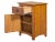 Wood Crafters and Weavers Mission Quarter Sawn Oak 1 Door, 1 Drawer Michael's Cherry Nightstand For Sale - Image 7 of 11
