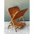 Wood Vintage Rattan Folding Newspaper Holder For Sale - Image 7 of 12