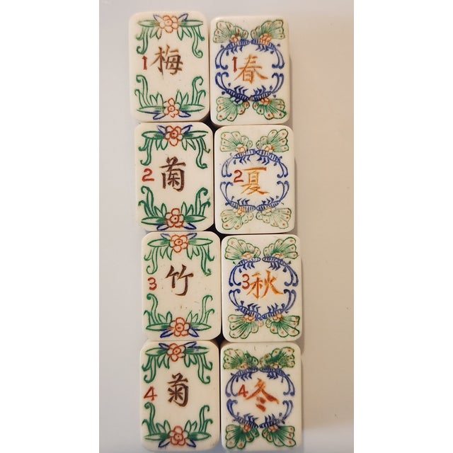 Art Deco Stunning Antique Travel Mahjong Set From the 1920s For Sale - Image 3 of 17