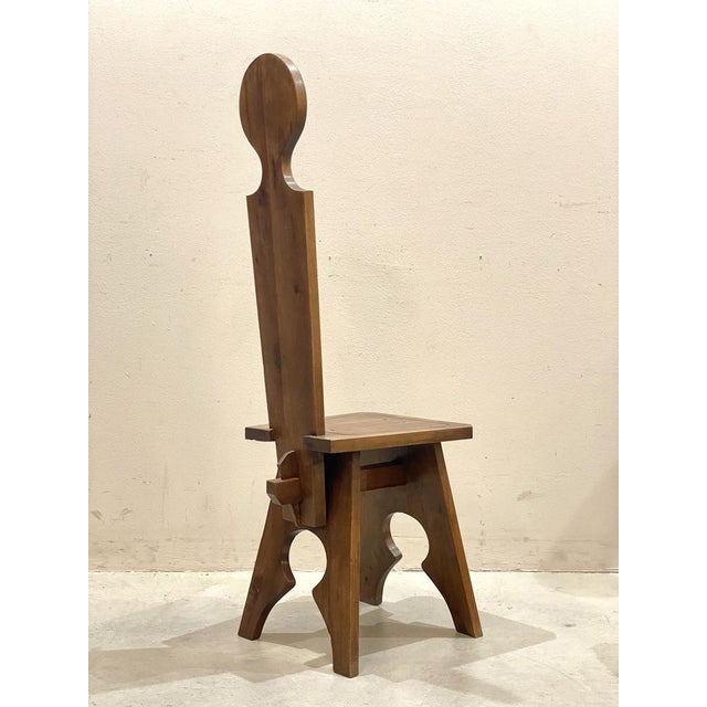 Brown Walnut Dining Chairs, 1960s, Set of 6 For Sale - Image 8 of 14