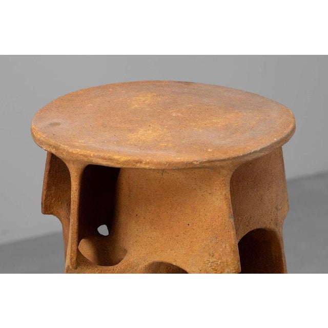 Flamme Lamp in Terracotta by Guy Bareff, France, 1970s For Sale - Image 13 of 18